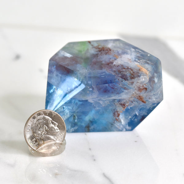 Polished Fluorite, Green Monster Pocket, Colorado (MW-FL-17)