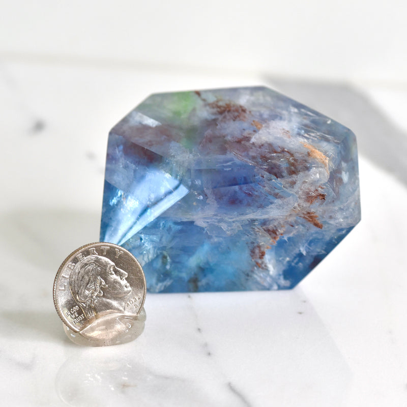 Polished Fluorite, Green Monster Pocket, Colorado (MW-FL-17)