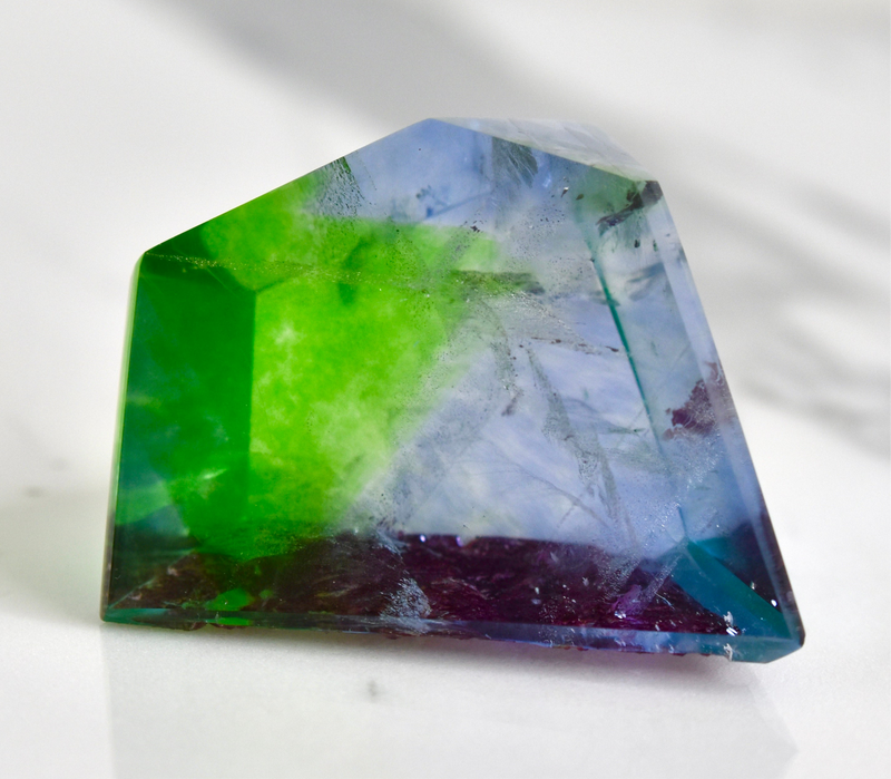 Polished Fluorite, Green Monster Mountain Pocket, Colorado (MW-FL-19)