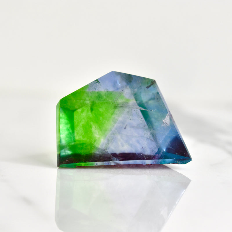 Polished Fluorite, Green Monster Mountain Pocket, Colorado (MW-FL-19)