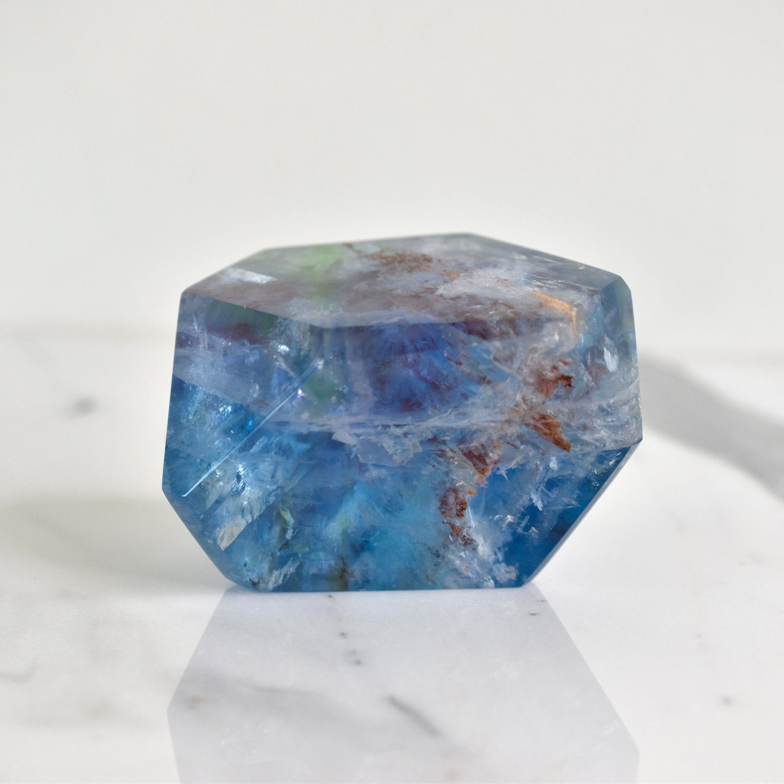 【新品】the fovari THE MINERAL EDITIION Polished Fluorite, Green Monster Pocket, Colorado (MW-FL-17