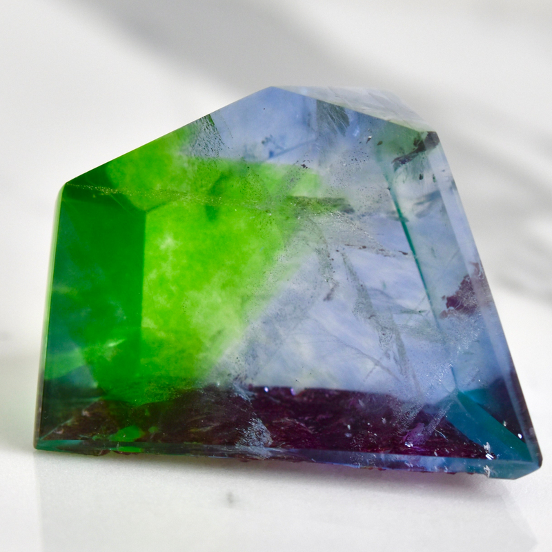 Polished Fluorite, Green Monster Mountain Pocket, Colorado (MW-FL-19)