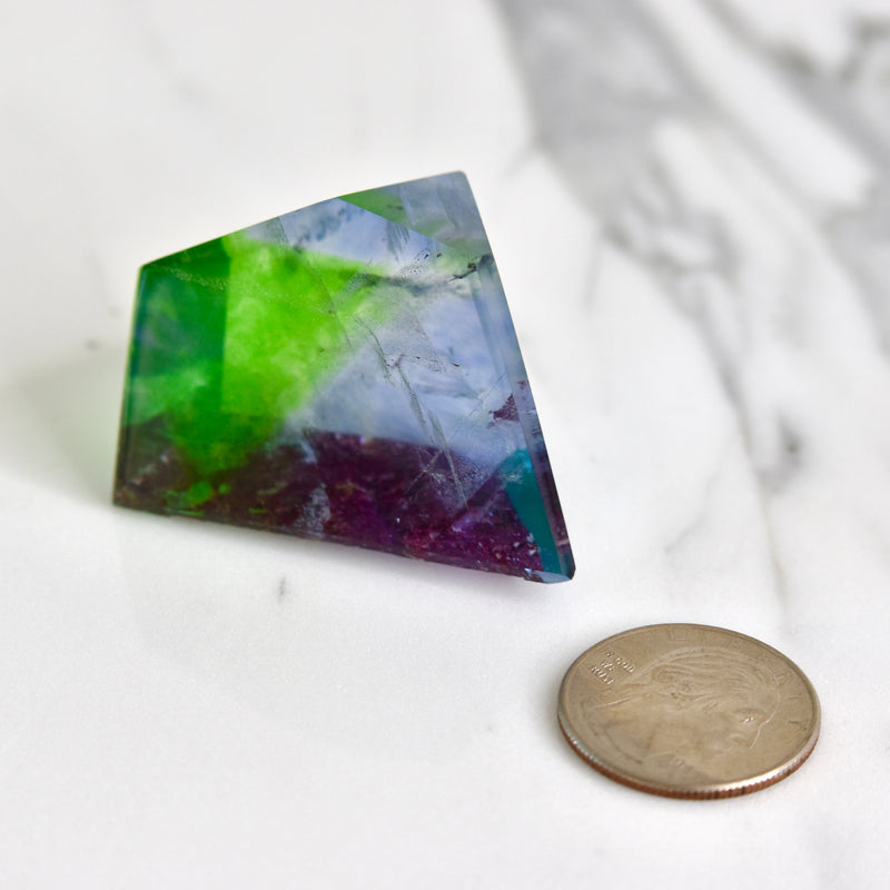 Polished Fluorite, Green Monster Mountain Pocket, Colorado (MW-FL-19)