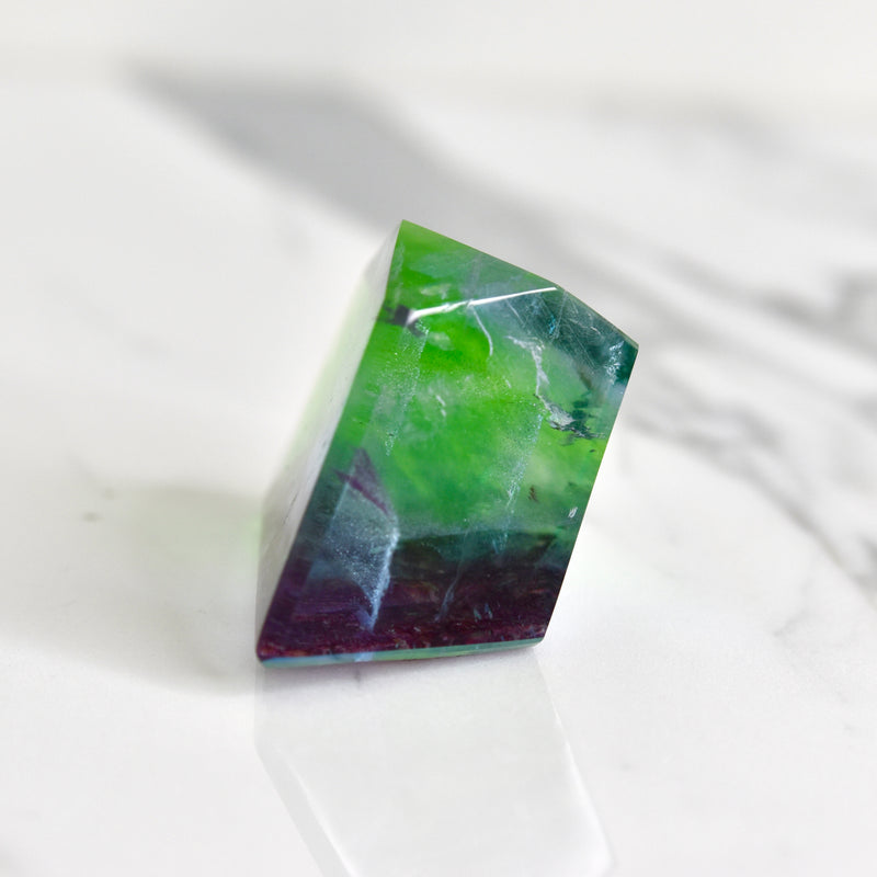 Polished Fluorite, Green Monster Mountain Pocket, Colorado (MW-FL-19)