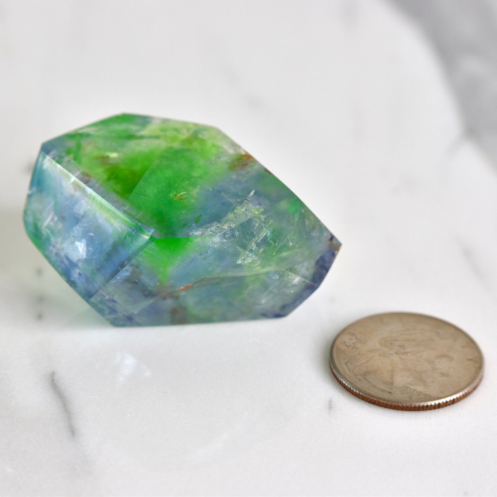 Polished Fluorite, Green Monster Pocket, Colorado (MW-FL-20