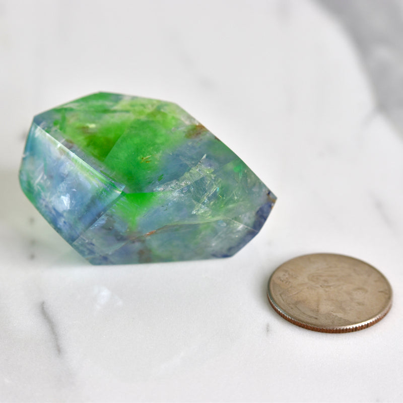 Polished Fluorite, Green Monster Pocket, Colorado (MW-FL-20)