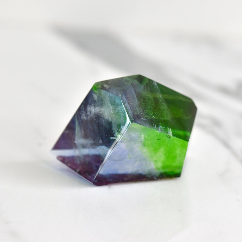 Polished Fluorite, Green Monster Mountain Pocket, Colorado (MW-FL-19)