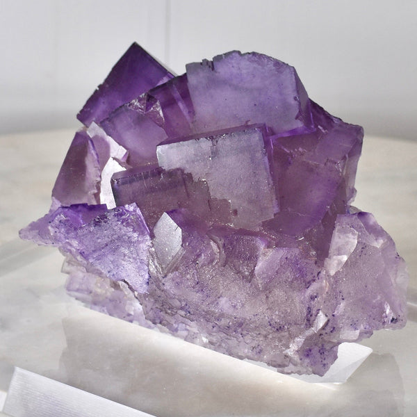 Gorgeous Cubic Purple Illinois Fluorite cluster