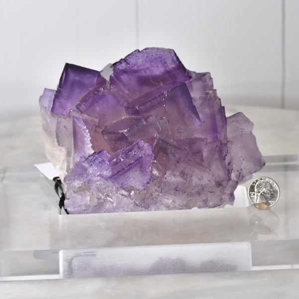 Gorgeous Cubic Purple Illinois Fluorite cluster