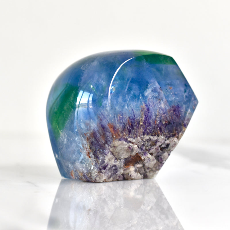 Polished Fluorite, Green Monster Pocket, Colorado (MW-FL-16)