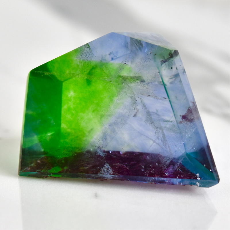 Polished Fluorite, Green Monster Mountain Pocket, Colorado (MW-FL-19)