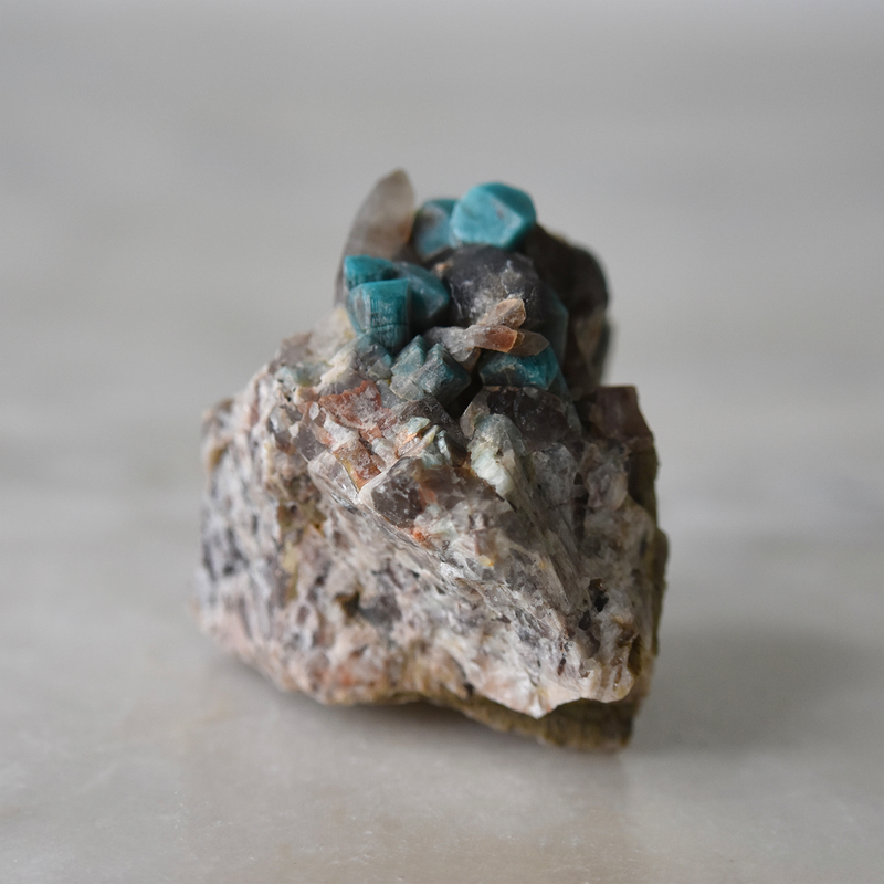 Little Amazonite and Smoky Combo (CH-ASQ-11)