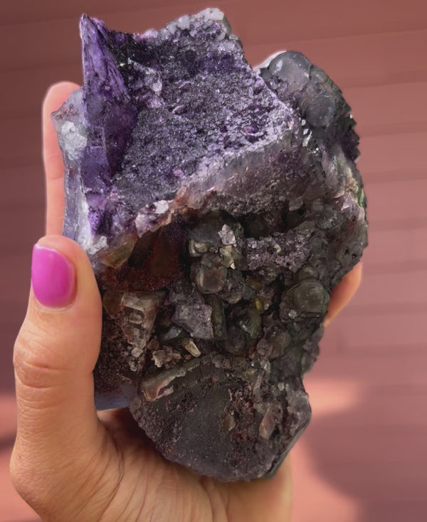 Natural Fluorite, Green Monster Pocket, Colorado (MW-FL-13)