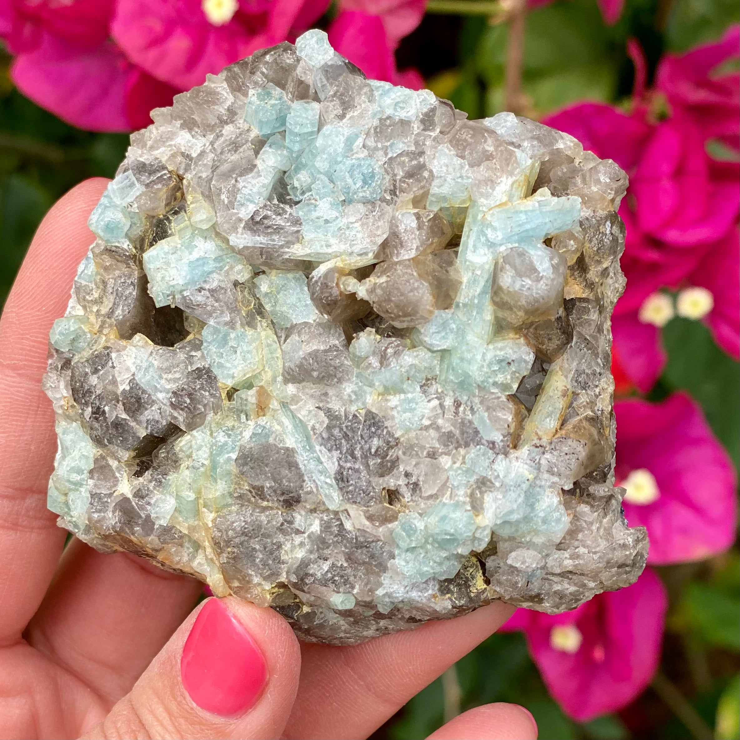 Colorado Aquamarine Cluster (Aq-5) – Truth Minerals