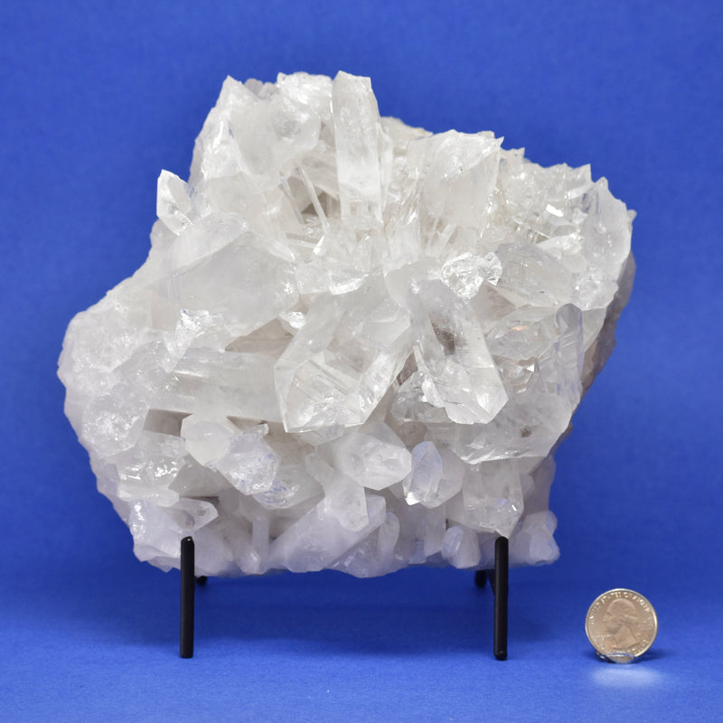 Elegant quartz cluster with large crystals (Z-QC-9)